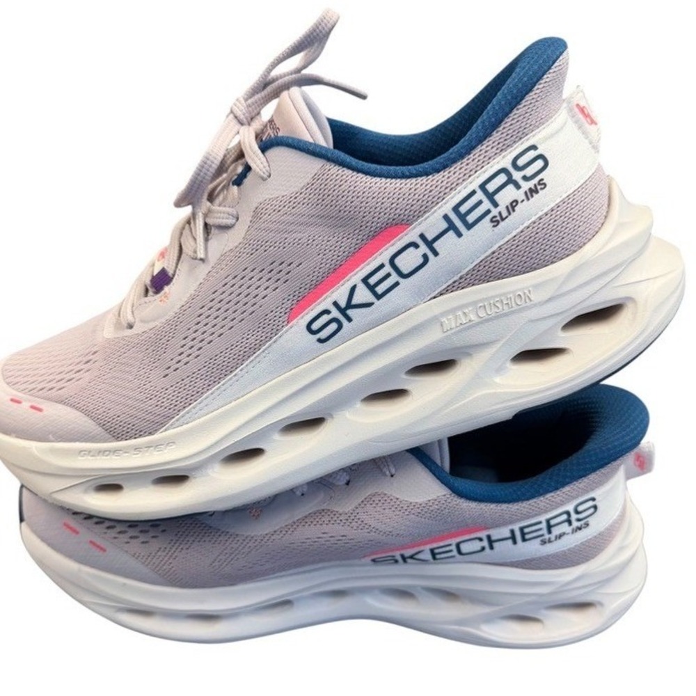 Skechers Slip-ins Max Cushioning Premier 2.0 Lavender Shoes 129400 Womens 9
